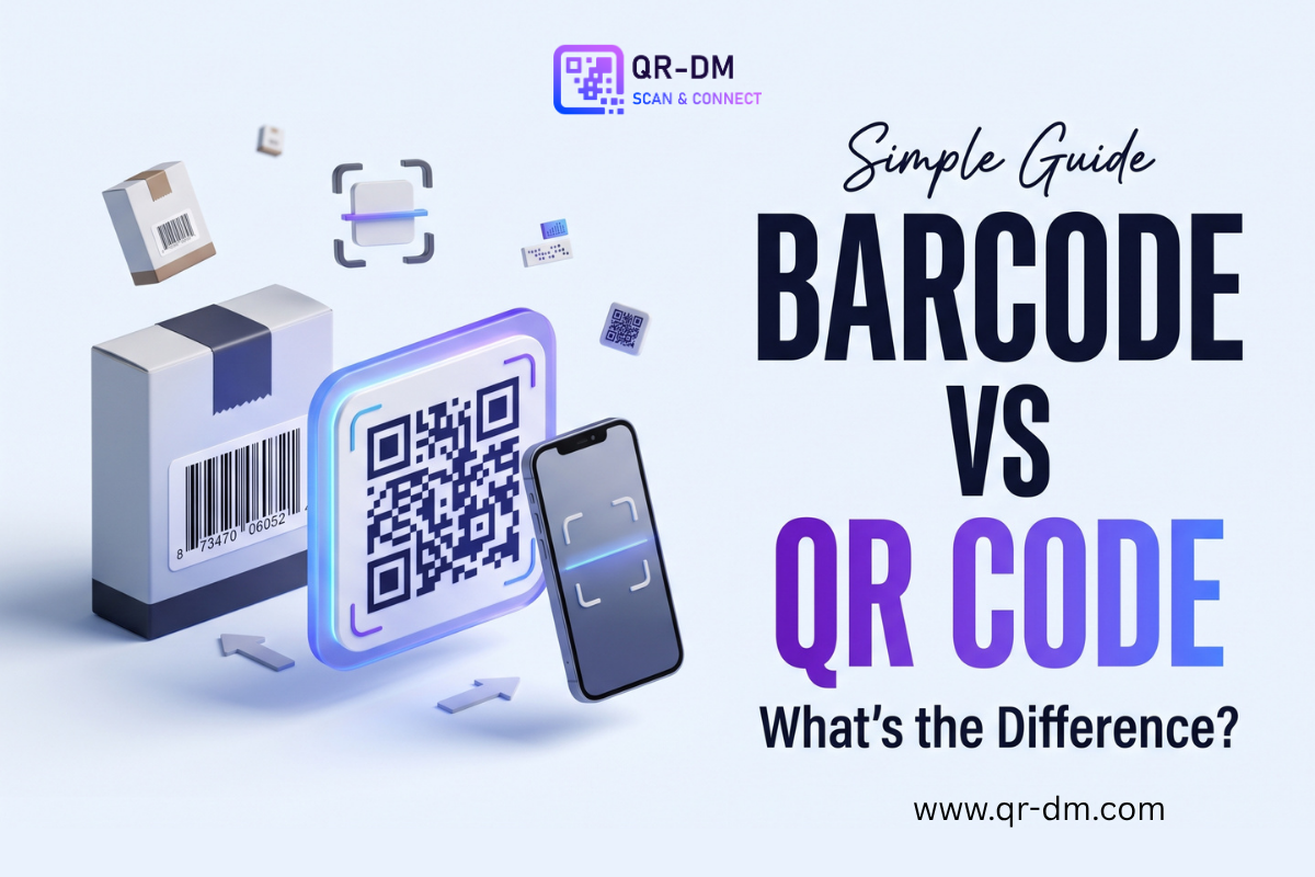 Barcode vs. QR Code: What’s the Difference?